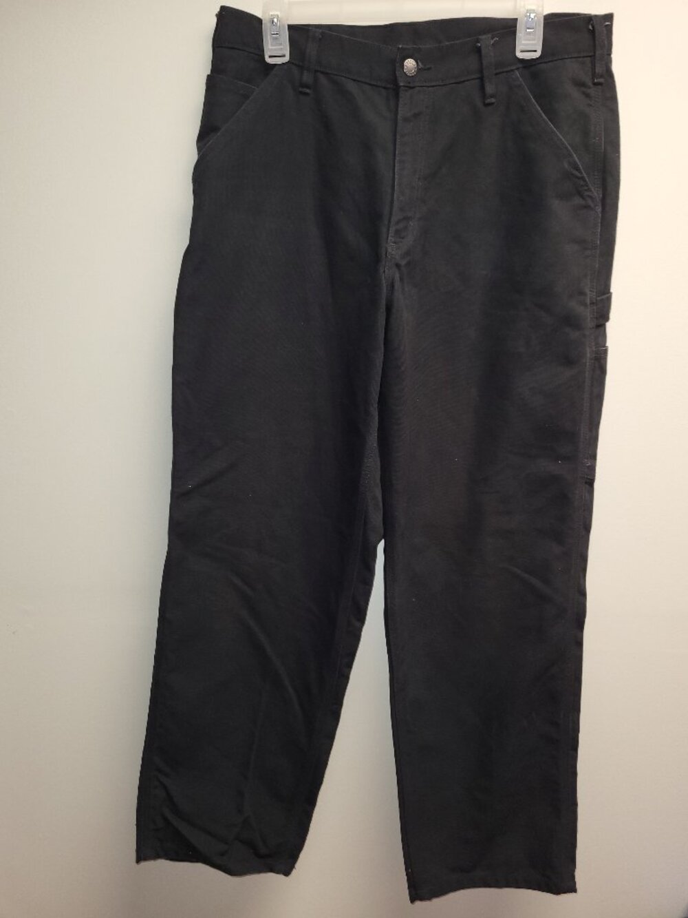 Dakota Work Pants Men's Size 34x30 Black Carpenter Utility Workwear